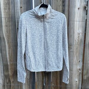 Danskin Light Beige and Black Athletic Jacket